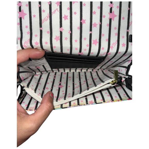 Betsey Johnson Floral Dog Face Crossbody Wallet Bag - Picture 4 of 11